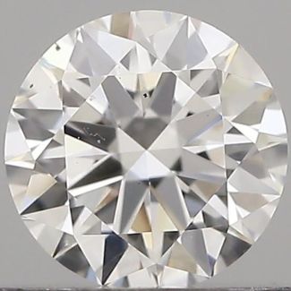 0.40 Carat Round E VS2 EX VG GIA Natural Diamond