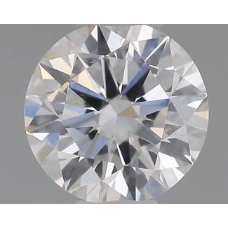 0.31 Carat Round E SI2 EX GIA Natural Diamond