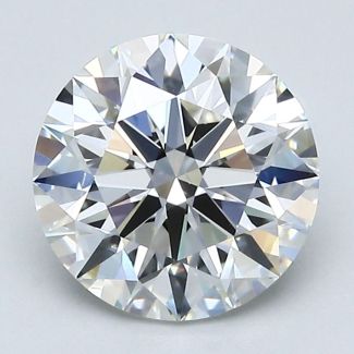 2.19 Carat Round H VS2 EX GIA Natural Diamond