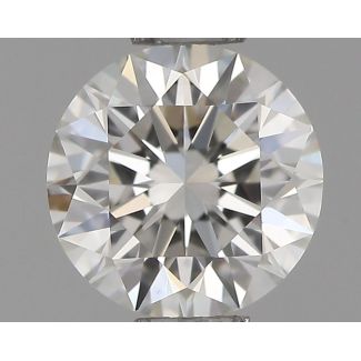 0.5 Carat Round H IF EX GIA Natural Diamond