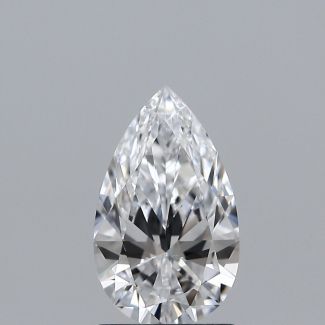 1.04 Carat Pear D VVS1 - EX GIA Natural Diamond