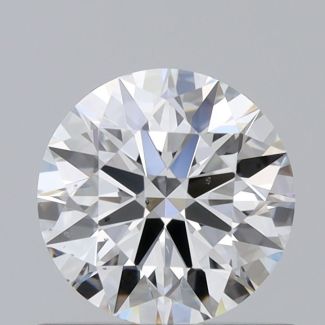 0.57 Carat Round F VS2 EX GIA Natural Diamond