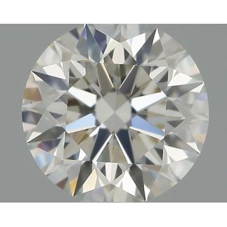 0.53 Carat Round H IF EX IGI Natural Diamond