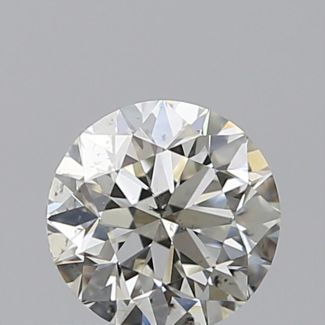 0.60 Carat Round K SI1 VG EX GIA Natural Diamond