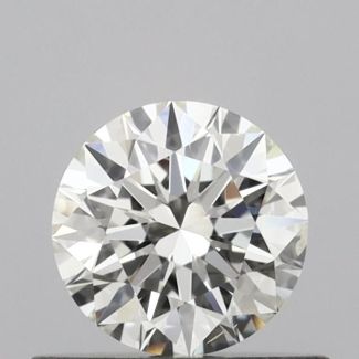 0.5 Carat Round H SI1 EX IGI Natural Diamond