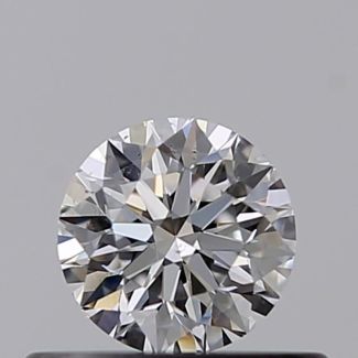 0.32 Carat Round D VS2 EX GIA Natural Diamond