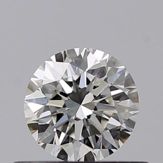 0.40 Carat Round H VS1 VG EX GIA Natural Diamond