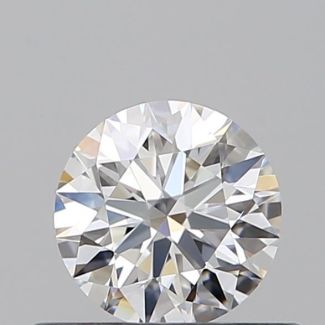 0.46 Carat Round E VVS1 EX GIA Natural Diamond