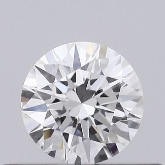 0.27 Carat Round F VVS1 EX GIA Natural Diamond