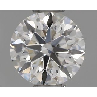 0.44 Carat Round H IF EX GIA Natural Diamond