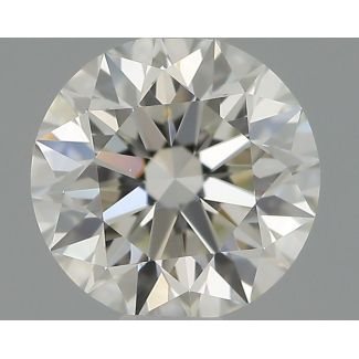 0.55 Carat Round H VS1 EX IGI Natural Diamond