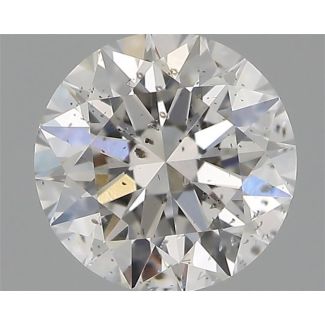 0.40 Carat Round G SI2 EX GIA Natural Diamond