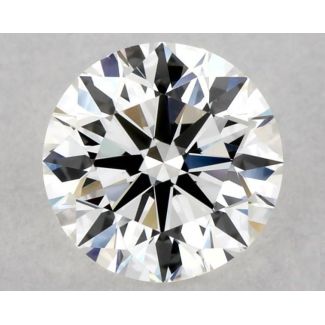 0.5 Carat Round H VS1 EX GIA Natural Diamond