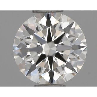 0.56 Carat Round G VVS2 EX GIA Natural Diamond