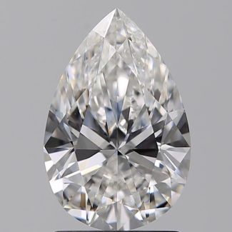 1.50 Carat Pear E VS1 - EX GIA Natural Diamond