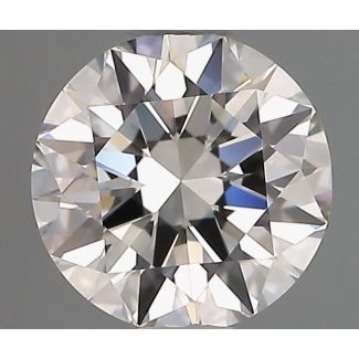 0.8 Carat Round H VVS2 EX IGI Natural Diamond