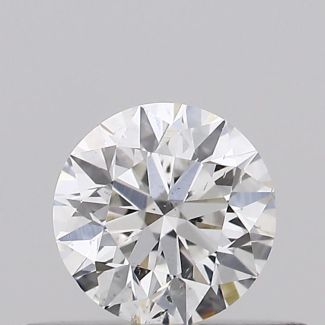 0.3 Carat Round F SI2 EX VG GIA Natural Diamond