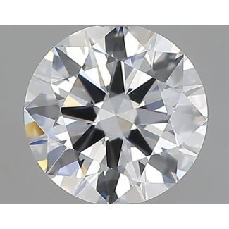 0.5 Carat Round F VS1 EX GD GIA Natural Diamond