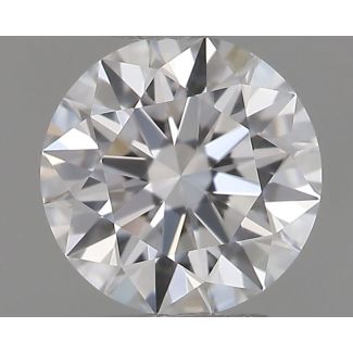 0.26 Carat Round F VVS1 VG EX GIA Natural Diamond