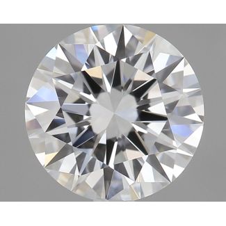 0.77 Carat Round E VVS1 EX GIA Natural Diamond