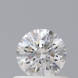 0.51 Carat Round D VVS1 EX GIA Natural Diamond