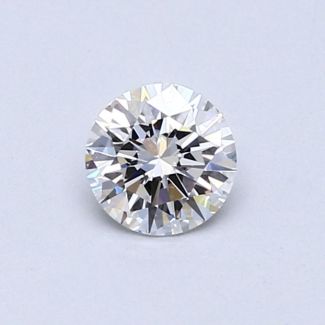 0.44 Carat Round E VVS1 EX VG GIA Natural Diamond