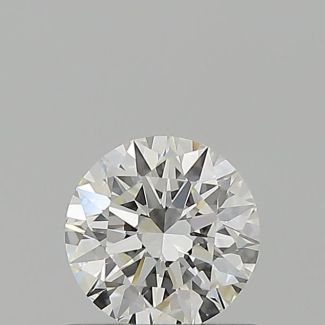 0.6 Carat Round H VVS2 EX GIA Natural Diamond