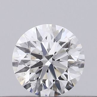 0.2 Carat Round D SI1 EX GIA Natural Diamond