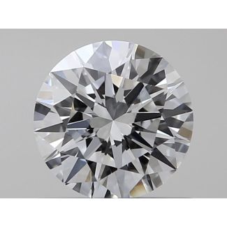 0.53 Carat Round E VVS2 EX GIA Natural Diamond