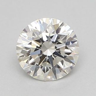 0.3 Carat Round I VVS2 EX GIA Natural Diamond