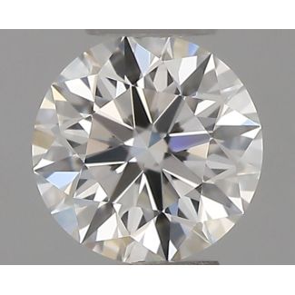 0.35 Carat Round H VVS1 EX GIA Natural Diamond