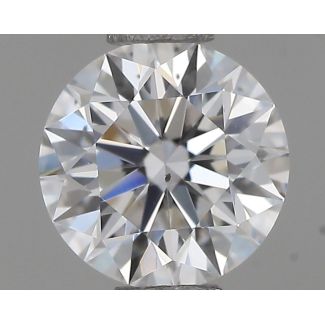 0.46 Carat Round D VS2 EX GIA Natural Diamond