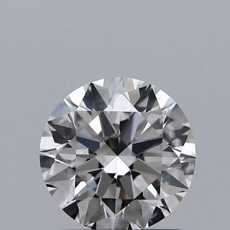 0.91 Carat Round D SI2 EX GIA Natural Diamond