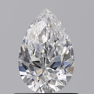 0.60 Carat Pear E SI1 - EX VG GIA Natural Diamond