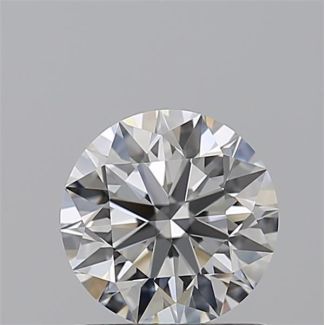 0.9 Carat Round F VVS1 EX GIA Natural Diamond