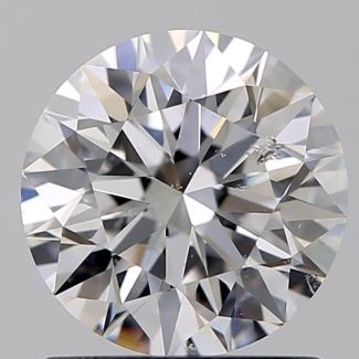 1.10 Carat Round D SI2 EX GIA Natural Diamond