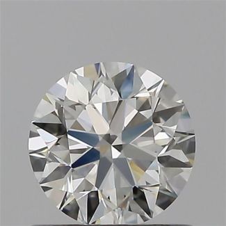 0.60 Carat Round H VS1 EX IGI Natural Diamond