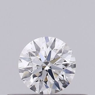 0.25 Carat Round D VS2 EX GIA Natural Diamond