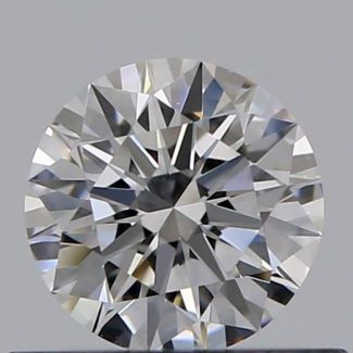 0.41 Carat Round D VVS1 EX GIA Natural Diamond