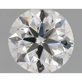 0.7 Carat Round H VVS2 VG EX GIA Natural Diamond