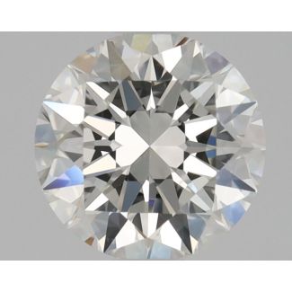 0.82 Carat Round H SI1 EX GIA Natural Diamond