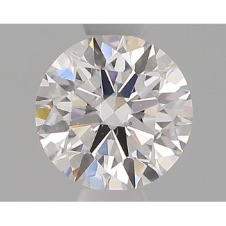 0.43 Carat Round E VS2 EX GIA Natural Diamond