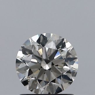 0.91 Carat Round I SI2 EX GIA Natural Diamond