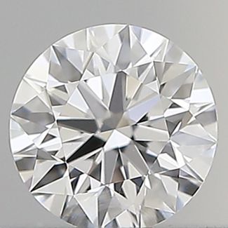 0.27 Carat Round D VVS2 EX GIA Natural Diamond