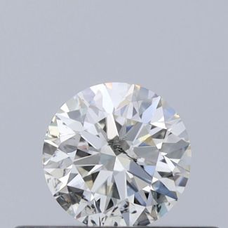 0.3 Carat Round I SI2 EX VG GIA Natural Diamond