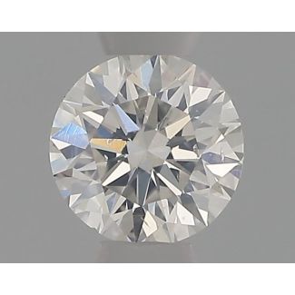 0.30 Carat Round H SI1 EX VG GIA Natural Diamond