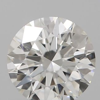 0.43 Carat Round H VVS1 EX GIA Natural Diamond