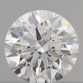 0.33 Carat Round E VS1 EX GIA Natural Diamond