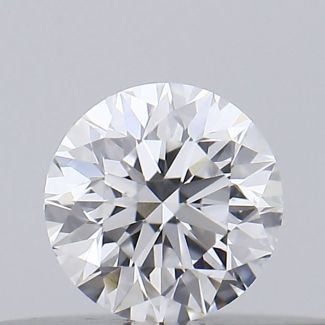 0.19 Carat Round D SI1 EX GIA Natural Diamond