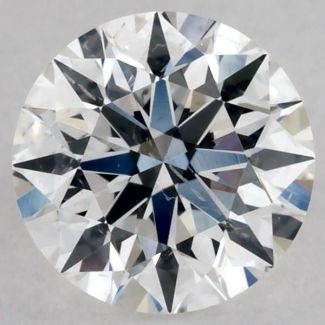 0.43 Carat Round F SI1 VG EX GIA Natural Diamond